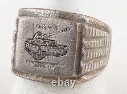 Pz. Kpfw. III WWII Bague de char allemand de la Seconde Guerre mondiale WEHRMACHT Panzer Armée allemande MILITAIRE Ar