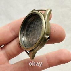 RARE BRACELET MONTRE CASE DH MILITAIRE WWII PIÈCES RÉPARATION ARMY ALLEMANDE VINTAGE SUISSE