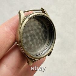 RARE BRACELET MONTRE CASE DH MILITAIRE WWII PIÈCES RÉPARATION ARMY ALLEMANDE VINTAGE SUISSE