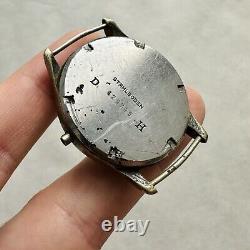 RARE BRACELET MONTRE CASE DH MILITAIRE WWII PIÈCES RÉPARATION ARMY ALLEMANDE VINTAGE SUISSE