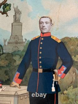 Rare Certificat de Service de l'Armée Impériale Allemande 1904