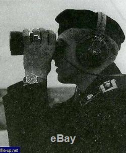 Rare Montre Militaire Minerva Dh Pour L'armée Allemande Wehrmacht Ww2