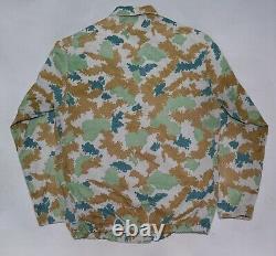 Rare Veste de l'Armée Allemande Allemagne de l'Est NVA Flachentarn Blumentarn Taille L (5)