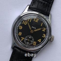 Rare Wristwatch Militaire Armée Allemande Era Dh De L'époque Ww2