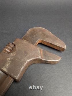 Rare clé à molette allemande de l'armée WWII Marquée