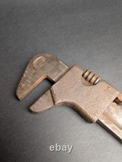 Rare clé à molette militaire allemande de la Seconde Guerre mondiale, clé Monkey Mauser marquée