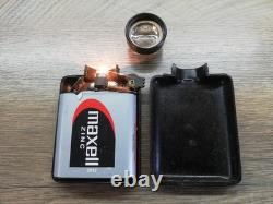 Rare lampe de poche allemande Wehrmacht D. R. P. Zeiler Nr. 4350 de la Seconde Guerre mondiale.