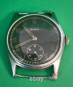 Rare montre militaire allemande Wehrmacht DH Deutsches Heer GRANA de la Seconde Guerre mondiale