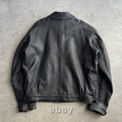 Réplique de la veste en cuir Luftwaffe de la WWII L. V. A. Armée allemande