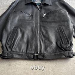 Réplique de la veste en cuir Luftwaffe de la WWII L. V. A. Armée allemande