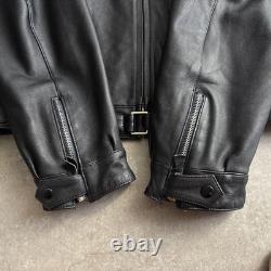 Réplique de la veste en cuir Luftwaffe de la WWII L. V. A. Armée allemande