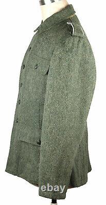 Repro Wwii German Army M43 Em Wool Field Tunic Trousers Suit Size XL  <br/>Traduction: Repro Wwii Armée allemande M43 Em Laine Tunique de champ Pantalon Costume Taille XL