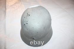 Repro casque M35 camo de l'armée allemande WW2 Normandie D-DAY 1944 art de crâne personnalisé