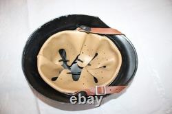 Repro casque M35 camo de l'armée allemande WW2 Normandie D-DAY 1944 art de crâne personnalisé