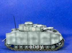 Réservoir de ligne de gaz Solido, camouflage d’hiver de la Wehrmacht allemande, Panzer IV Char 1/50 de la Seconde Guerre mondiale