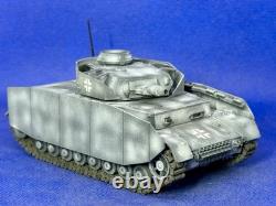 Réservoir de ligne de gaz Solido, camouflage d’hiver de la Wehrmacht allemande, Panzer IV Char 1/50 de la Seconde Guerre mondiale