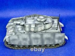 Réservoir de ligne de gaz Solido, camouflage d’hiver de la Wehrmacht allemande, Panzer IV Char 1/50 de la Seconde Guerre mondiale