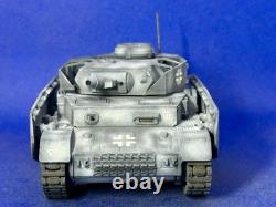 Réservoir de ligne de gaz Solido, camouflage d’hiver de la Wehrmacht allemande, Panzer IV Char 1/50 de la Seconde Guerre mondiale