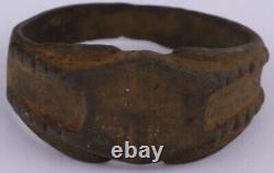 Ring Ww2 Wehrmacht Force Militaire Allemande Allemagne Seconde Guerre Mondiale Cross Army Trench Art