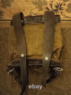 Sac à dos de cavalerie de l'armée allemande de la Seconde Guerre mondiale 1940 Date & Kit de mess 1944 Dte