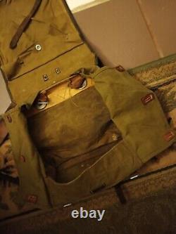 Sac à dos de cavalerie de l'armée allemande de la Seconde Guerre mondiale 1940 Date & Kit de mess 1944 Dte