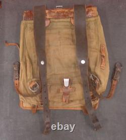 Sac à dos en fourrure de poney de l'armée allemande, marqué par le fabricant, daté de 1936.