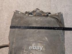 Sac à dos militaire autrichien vintage en toile, Seconde Guerre mondiale, années 1940, armée allemande