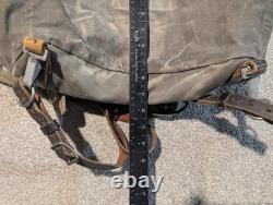 Sac à dos militaire autrichien vintage en toile, Seconde Guerre mondiale, années 1940, armée allemande