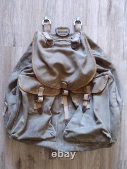Sac à dos tropical de l’armée allemande de la Seconde Guerre mondiale DAK Afrikakorps Front sud Italie Wehrmacht