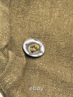 Sac à pain de l’armée allemande originale de la Seconde Guerre mondiale, marqué et daté, avec ceinture, bretelles en Y et kit de cadre en A
