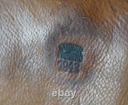 Sac de carte de dispatch d'officier de l'armée allemande Heer de la WWII 1943 avec boussole et chaussette