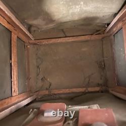 Sac en cuir rare de radio en bois de l'armée allemande de la Seconde Guerre mondiale, Wehrmacht, 22 Axis