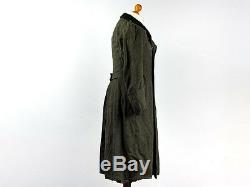 Seconde Guerre Mondiale Armée Allemande Autres Ranks Greatcoat Avec Collier Vert Foncé