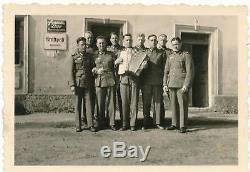 Seconde Guerre Mondiale Signe Rue Bâtiment Émail Métal Allemand Vétéran Officier De L'armée Us Ww2 Immobilier