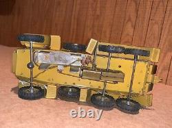 Seconde Guerre Mondiale Tin Wind Up Army Vehicle W Toy Soldats Allemands Cannon Lineol Elastolin Ww2