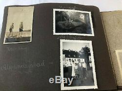 Seconde Guerre Mondiale Ww2 Allemande Photo Album, Armée, Armée, Original, B & W, Soldat, Wehrmacht, Heer