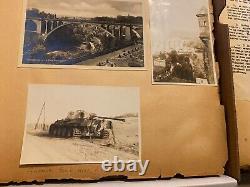 Seconde Guerre mondiale 12ème Armée Lieutenent Colonel Album de scrapbooking Photos de Tanks Allemands Patton Bradley