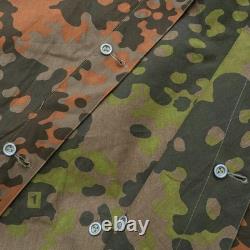 Seconde Guerre mondiale Armée allemande Zeltbahn reproduction Planetree réversible en toile de coton