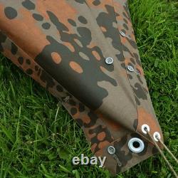 Seconde Guerre mondiale Armée allemande Zeltbahn reproduction Planetree réversible en toile de coton