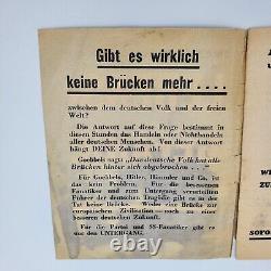 Seconde Guerre mondiale Seconde Guerre mondiale Livret original allemand de l'armée des États-Unis en Europe Pays-Bas 1945 USAREUR