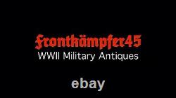 Seconde Guerre mondiale WW2 Jumelles de Flak allemandes originales 10x80 sur trépied Gestell 38 BVU