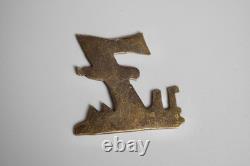 Seconde Guerre mondiale WW2 badge de tradition original allemand de sous-marin U-boot U-777