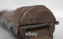 Seconde Guerre mondiale WW2 étui de stockage original allemand pour canon MG 1943 Laufschutzer 42