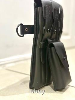 Seconde Guerre mondiale, armée allemande, sac à munitions en cuir pour MP38 MP40, paire de porte-chargeurs en cuir