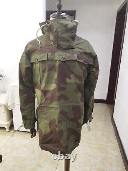 Seulement TAILLE S ARMÉE ALLEMANDE CAMOUFLAGE ITALIEN & BLANC ANORAK DE MONTAGNE RÉVERSIBLE