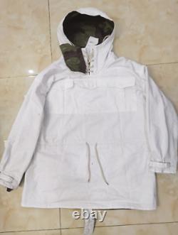 Seulement TAILLE S ARMÉE ALLEMANDE CAMOUFLAGE ITALIEN & BLANC ANORAK DE MONTAGNE RÉVERSIBLE