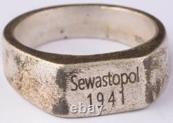 Sewastopol 1941 Seconde Guerre mondiale Anneau allemand Armée allemande Wehrmacht Force gothique Horreur