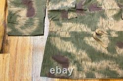 Smock de campagne réversible camouflage marais de l’armée allemande Heer de la Seconde Guerre mondiale - taille 1 (38-42r)