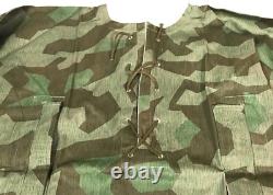 Smock de champ réversible camouflé éclaté de l'armée allemande de la Seconde Guerre mondiale - Taille 3 (44-48r)