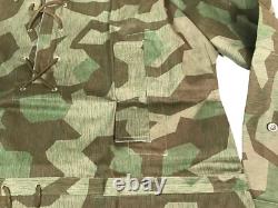 Smock de terrain réversible en camouflage éclaté de l'armée allemande de la Seconde Guerre mondiale - Taille 2 (42-46r)